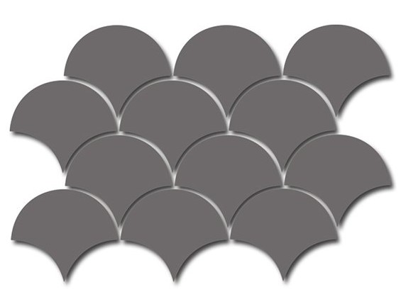 21979 На стену Scale Fan Dark Grey 10.6х12 - фото 2