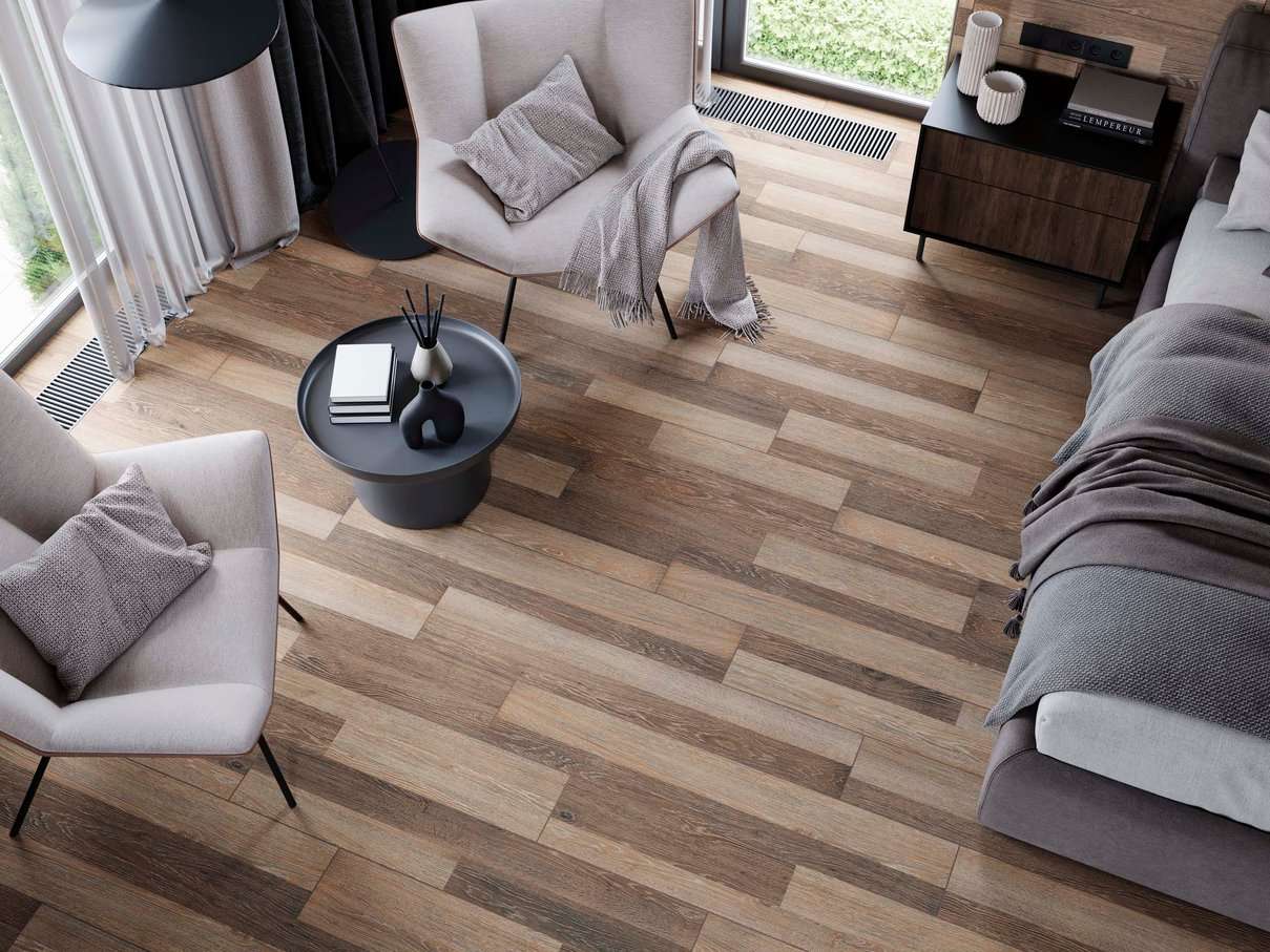 Mosaic/KW03_NR/25x28,5x10/Hexagon Декор Kraft Wood KW03 Wenge Hexagon структурированный 25x28.5 - фото 6