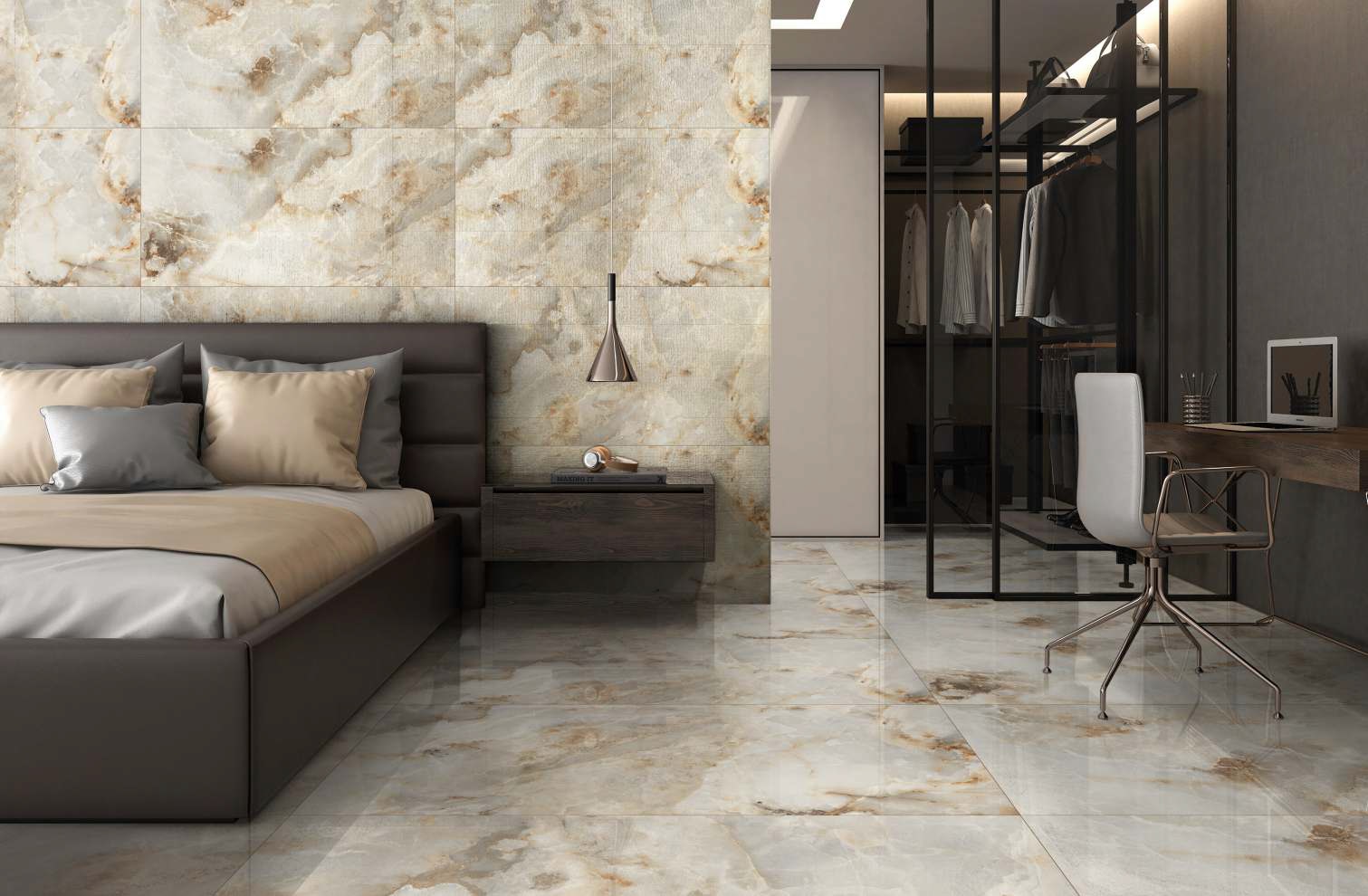 На пол Polished Matrix Ivory 60x120 - фото 11