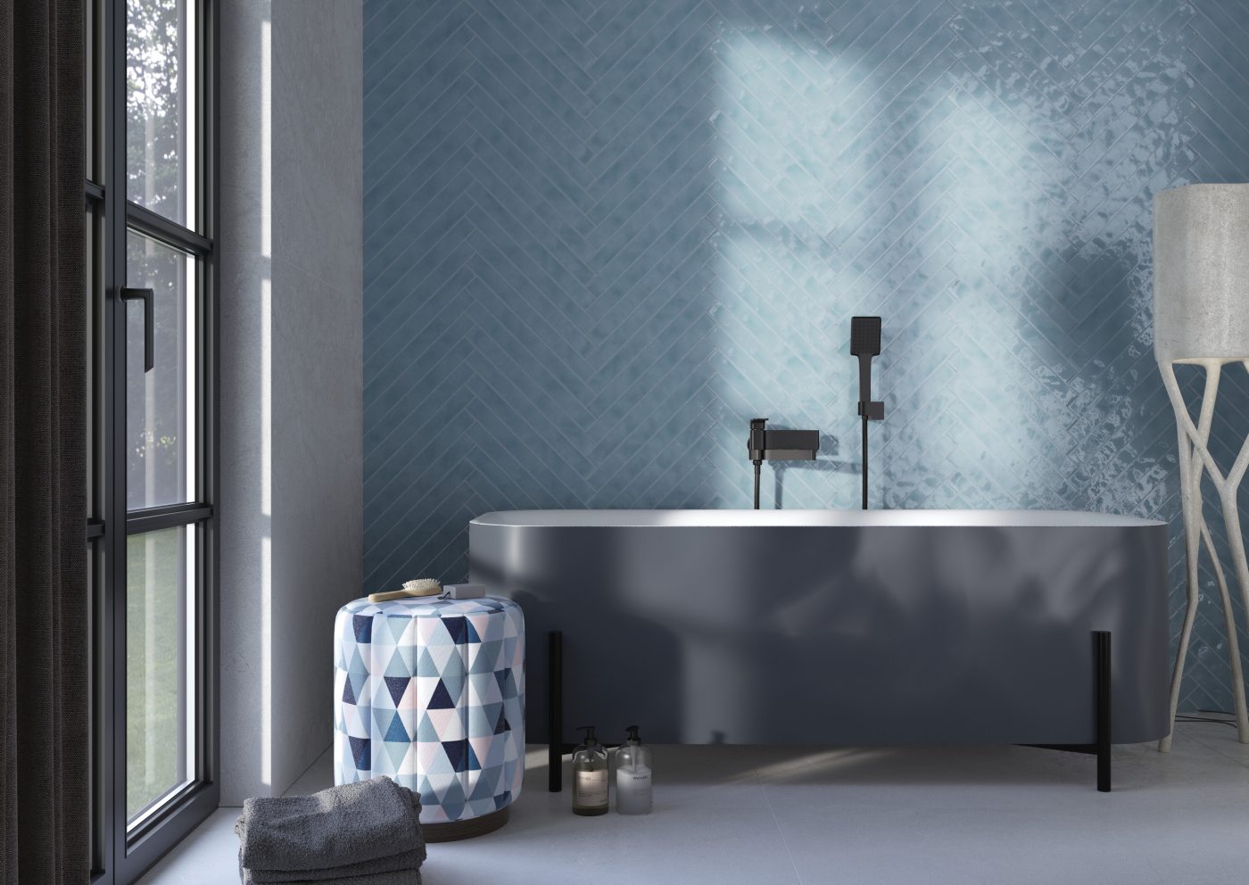 На стену Lula Anthracite Brillo 5x50 - фото 2