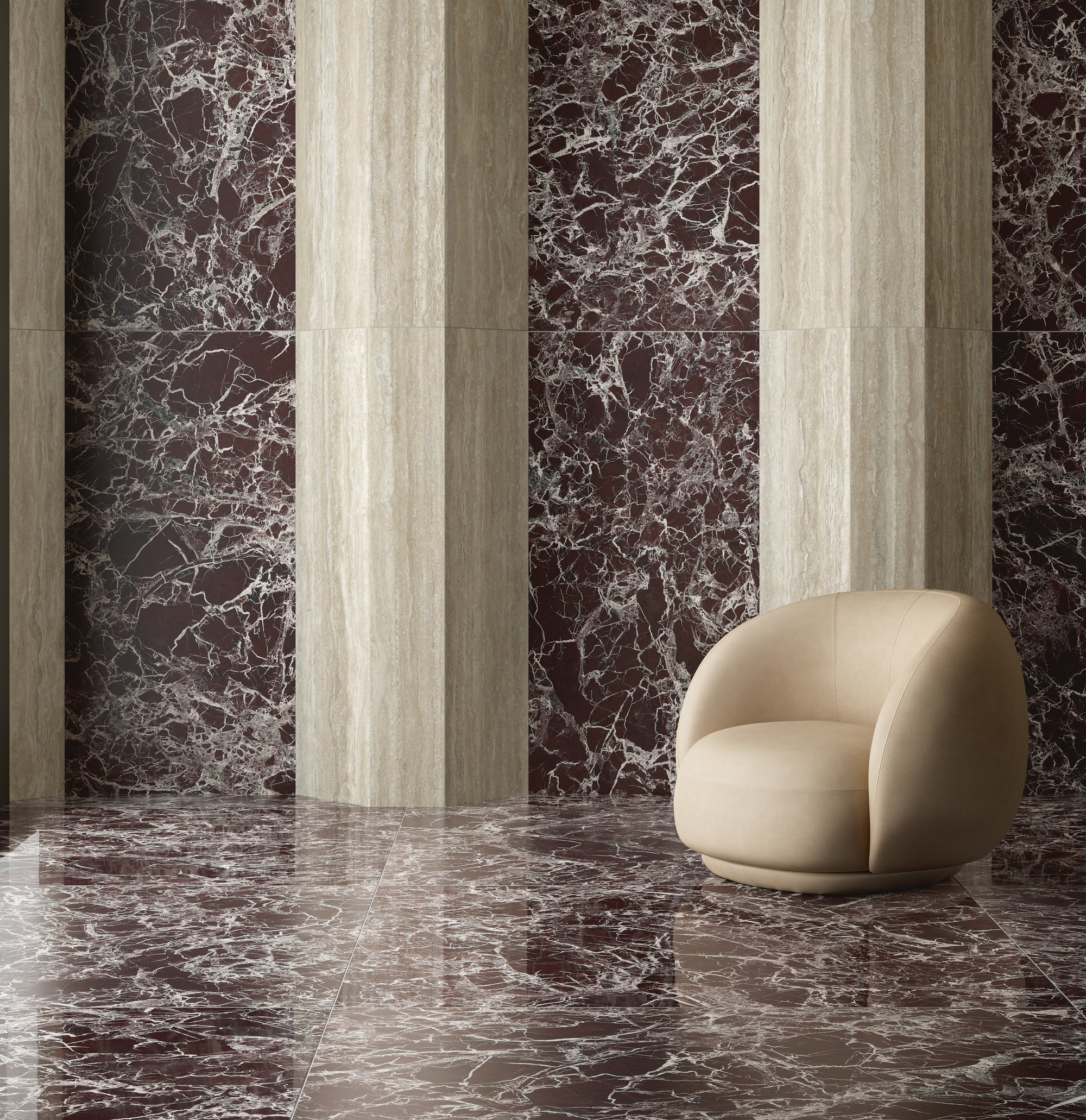 MMF33861530 На пол Maximum Marmi Opal White Feel 300х150 - фото 51