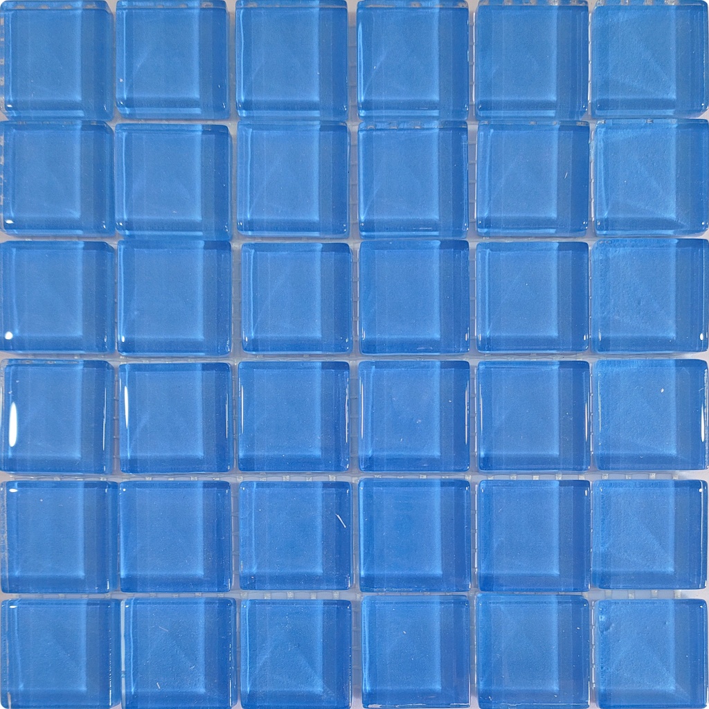 МС 4100 На пол Сокровища России Аквамарин светло-голубой глянцевый 23х23 300x300