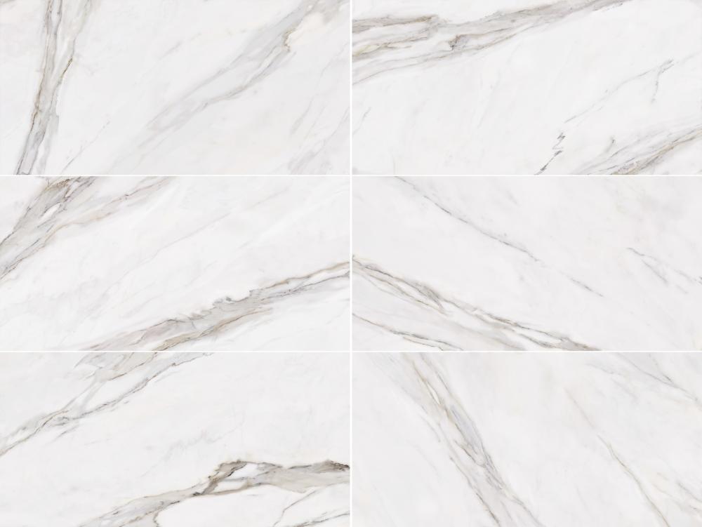 189237 На пол Calacatta Superwhite Satin 60x120 - фото 2