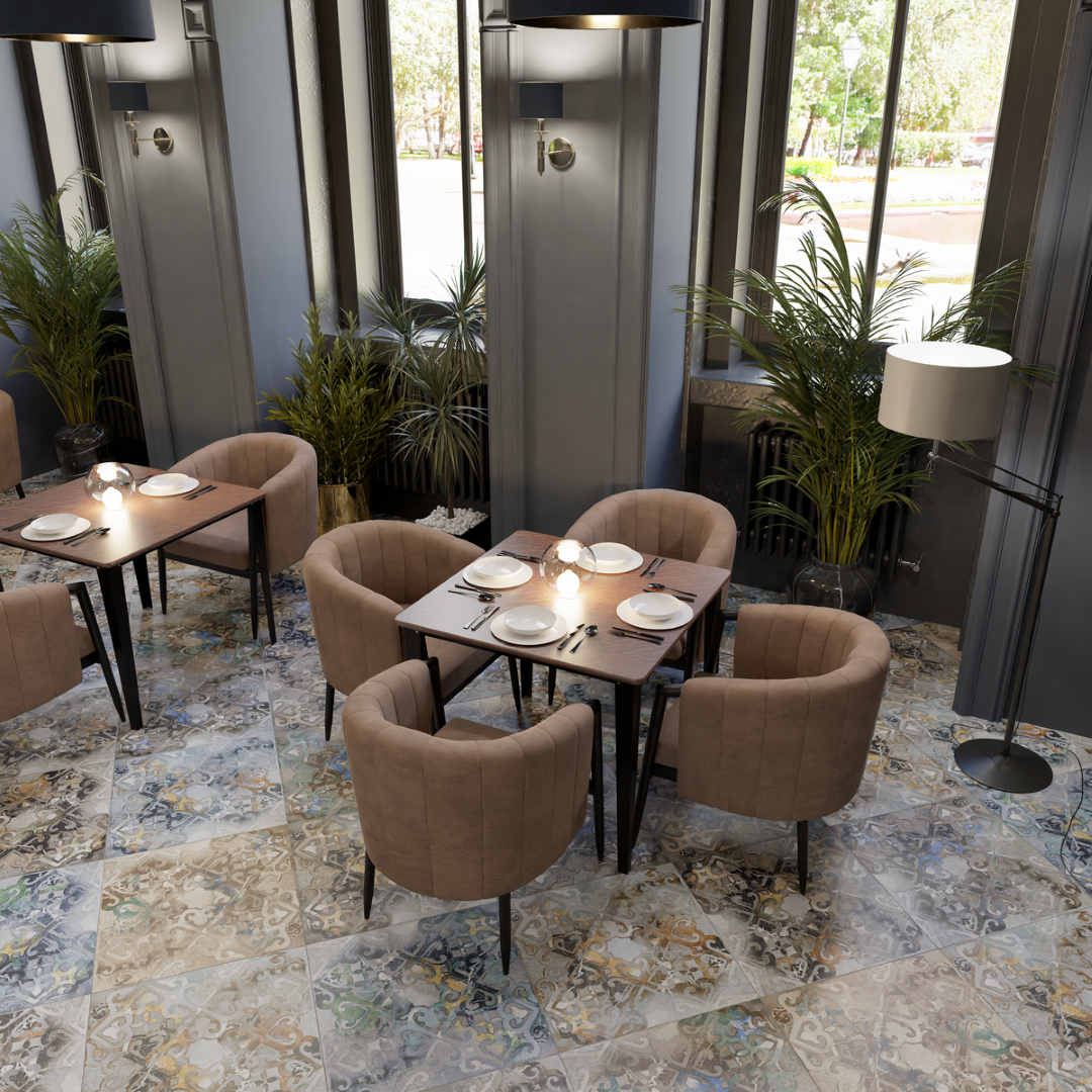 ID 663 На пол Дизайнерский Idraulico Узоры 600x600 - фото 39