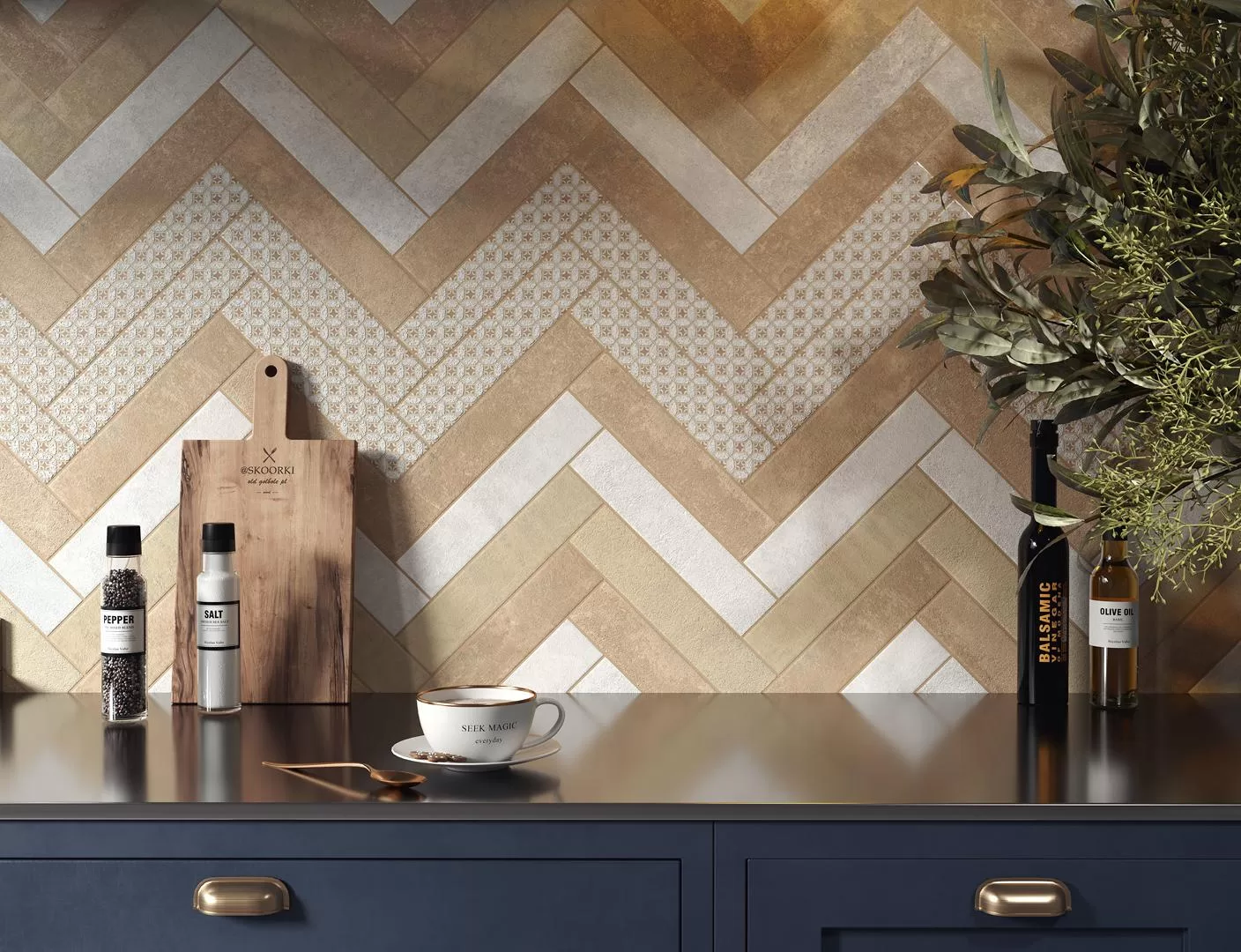 26310 На стену Марракеш Коричневый светлый матовый - фото 6