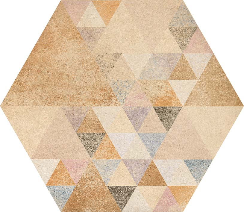 Декор Laverton Hexagono Benenden Multicolor 23x266 - фото 2