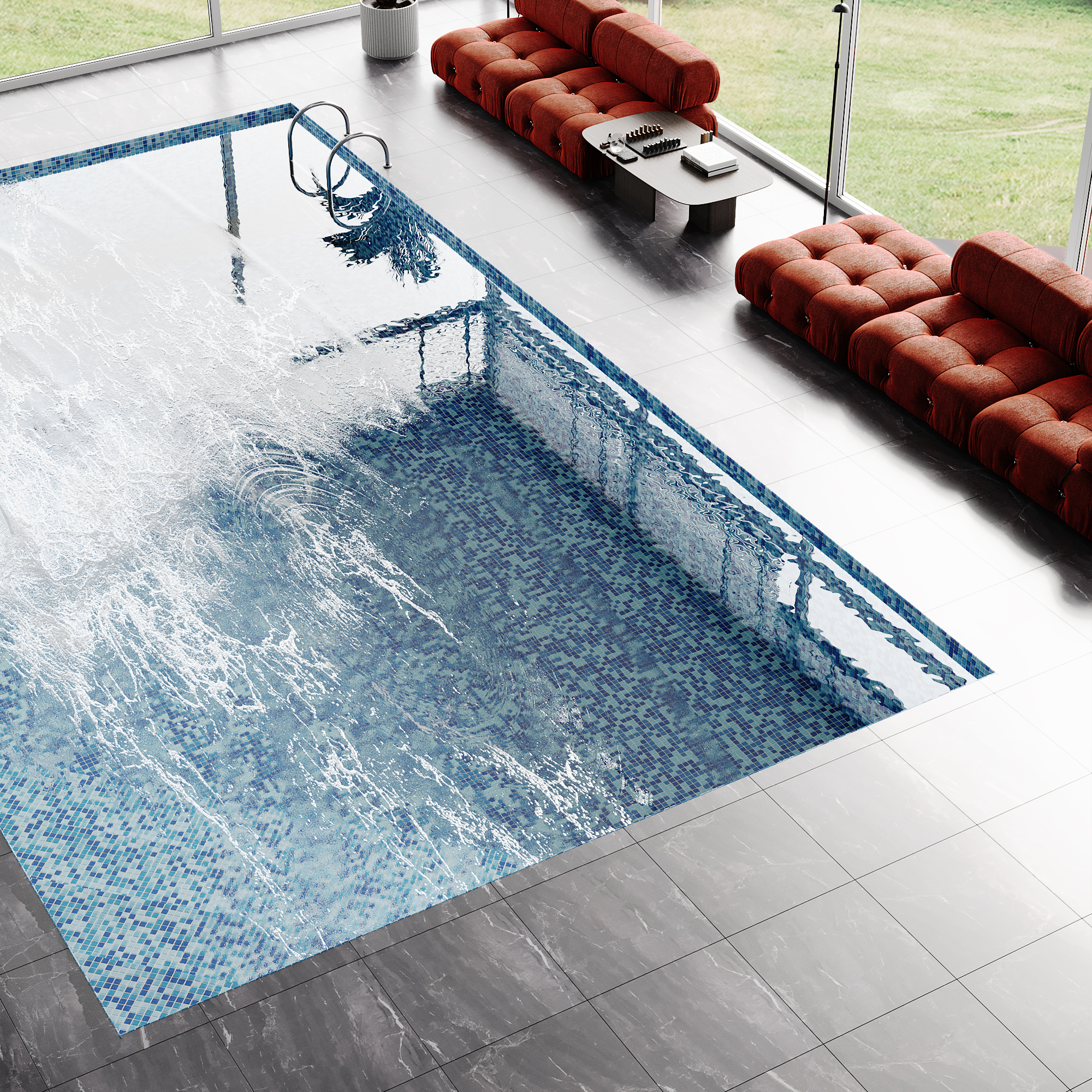 Orion  d20*6 315*290 На пол Стеклянная мозаика Orion - фото 30