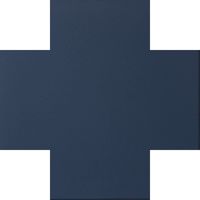 На пол Метлахская плитка 070CRBEN Cross 7 Blue Moon BEN 7x7