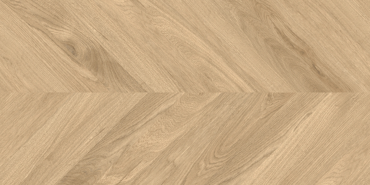 На пол Wood Latina Miele Chevron Бежевый матовый карвинг 60х120 - фото 3