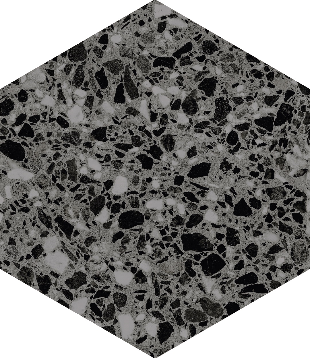 123381 На пол Terrazzo Graphite 32x36.8