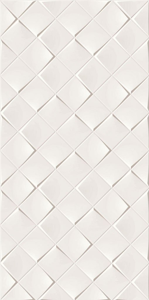 K1588BL010010 Декор Monochrome Magic Белый квадраты (глянцевый) 30х60