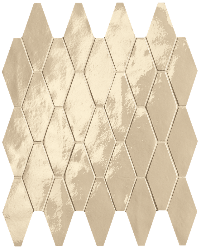 fRW7 Настенная Glim Beige Rombi Mosaico Brillante 31x35.5