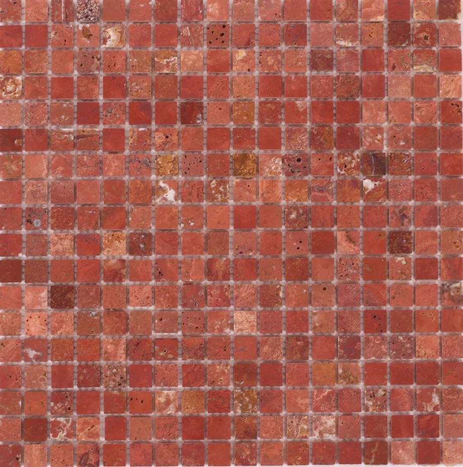 На стену Stone Travertine Red Pol 15x15x4 305x305