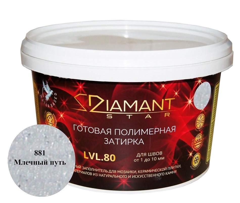  Полимерная затирка Diamant Star 881 Млечный путь 2кг.