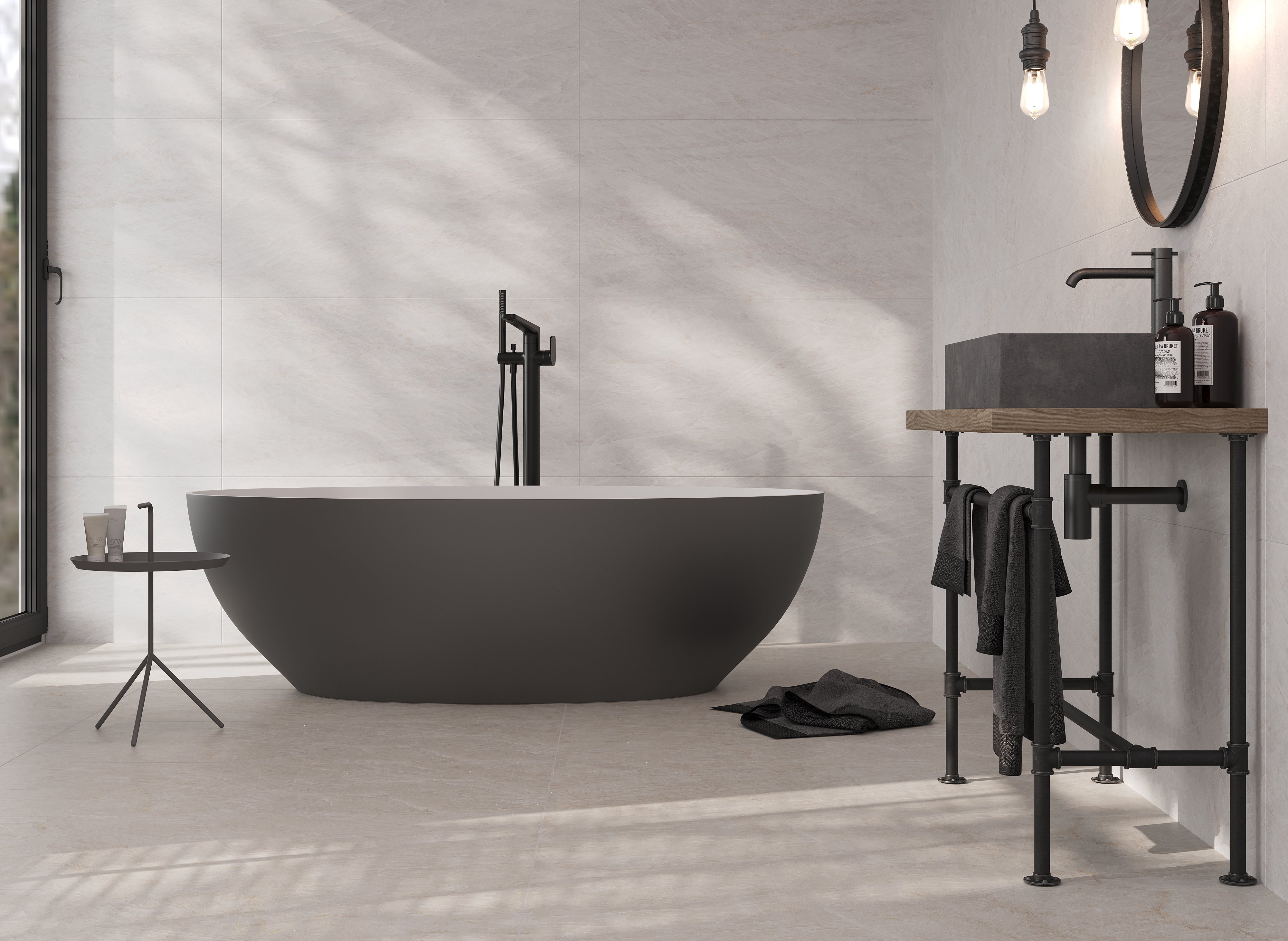 На пол Luna Rossa Onyx Elegant Pearl Satin 60x120 - фото 23