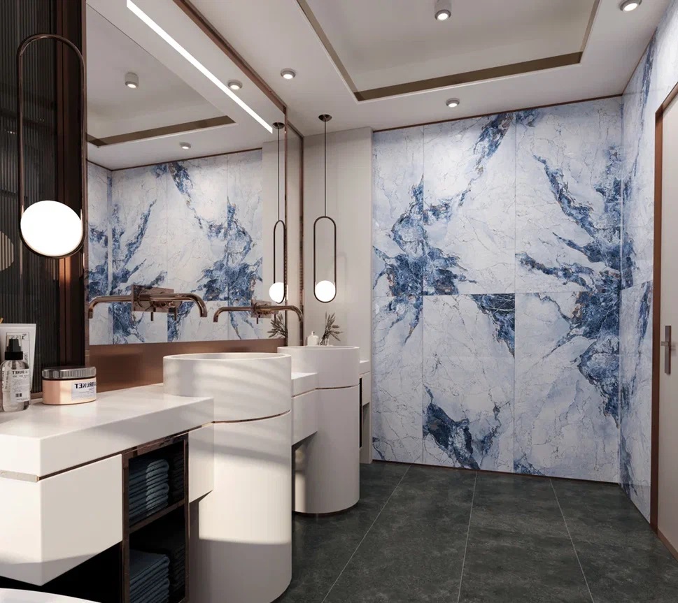 NTT9121P  На пол Bright And Shiny Calacatta Light Grey 60x120 - фото 28