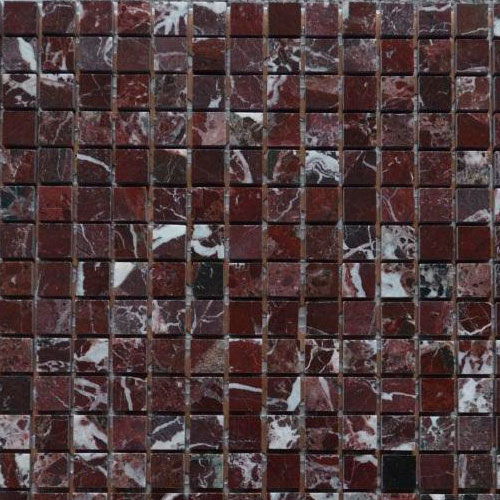 На стену Marble Mosaic Rosso Levanto