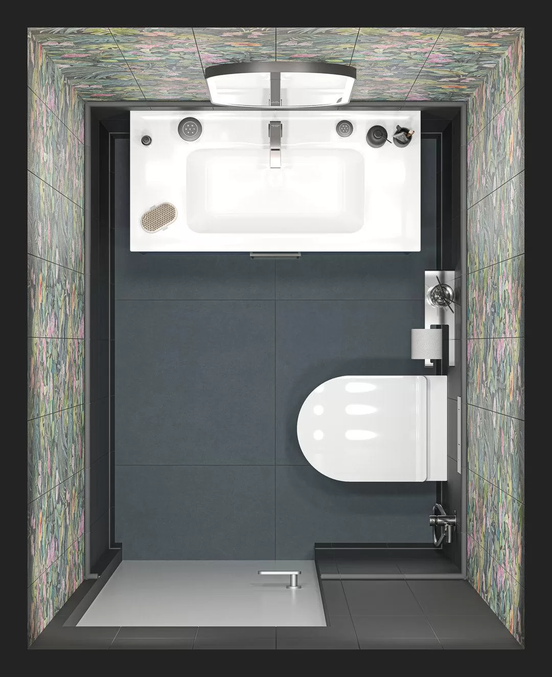 BLB050 Бордюр Альвао Багет Черный Матовый - фото 10