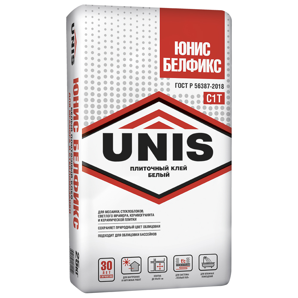  Клей для мрамора Белфикс Белый 25кг