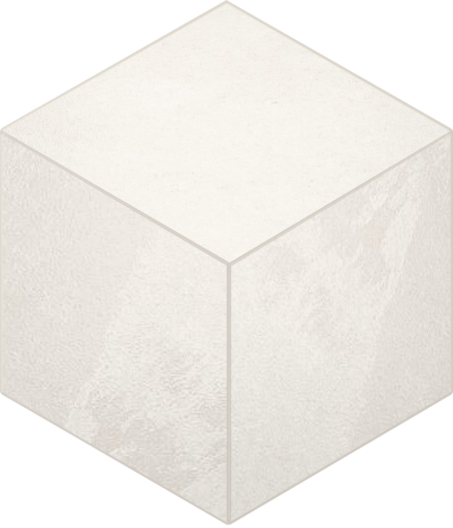 Mosaic/LN00_NS/TE00_NS/25x29/Cube Декор Luna LN00-TE00 White Cube Неполированный  25x29