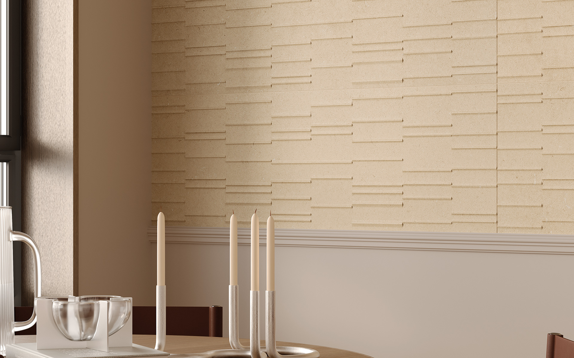 8929984 На пол Victorian Stone Moon Cream Structured 120x60 - фото 5