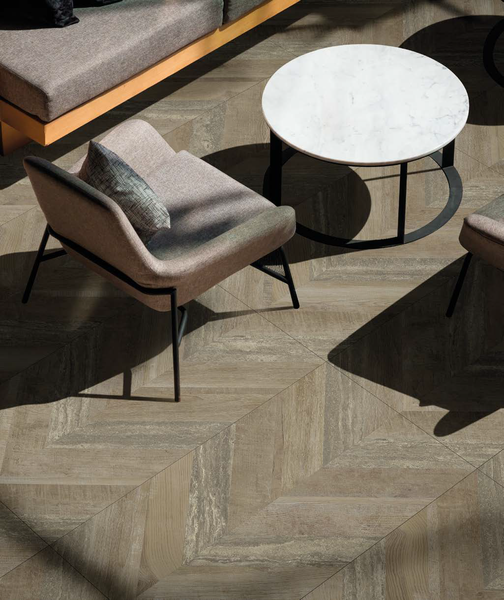На пол Chevron Oak Natural 49.75x99.55 - фото 7