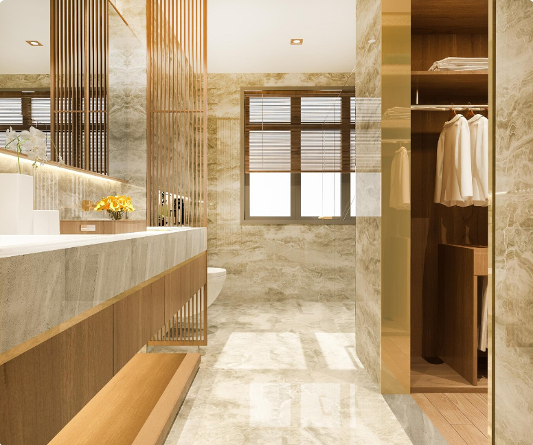 175 На пол Glossy Onyx Gold 7735 GL Lux 60х60 - фото 11