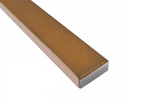 БК 218 Бордюр Керамические бордюры Золото матовый 2х60 - фото 2