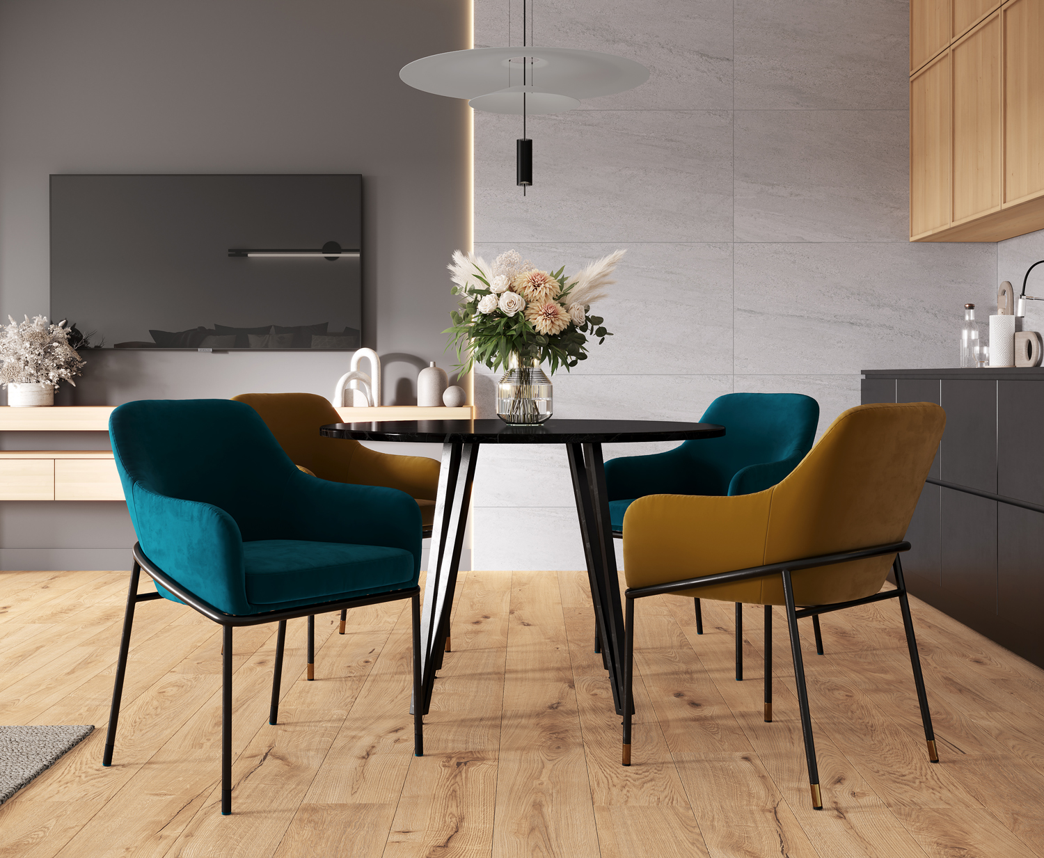 На пол Lux Honey Бежевый 20х120 - фото 14