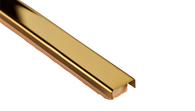 БМ 108 Бордюр Керамические бордюры Металлический золото глянцевый 1.2х50 - фото 2