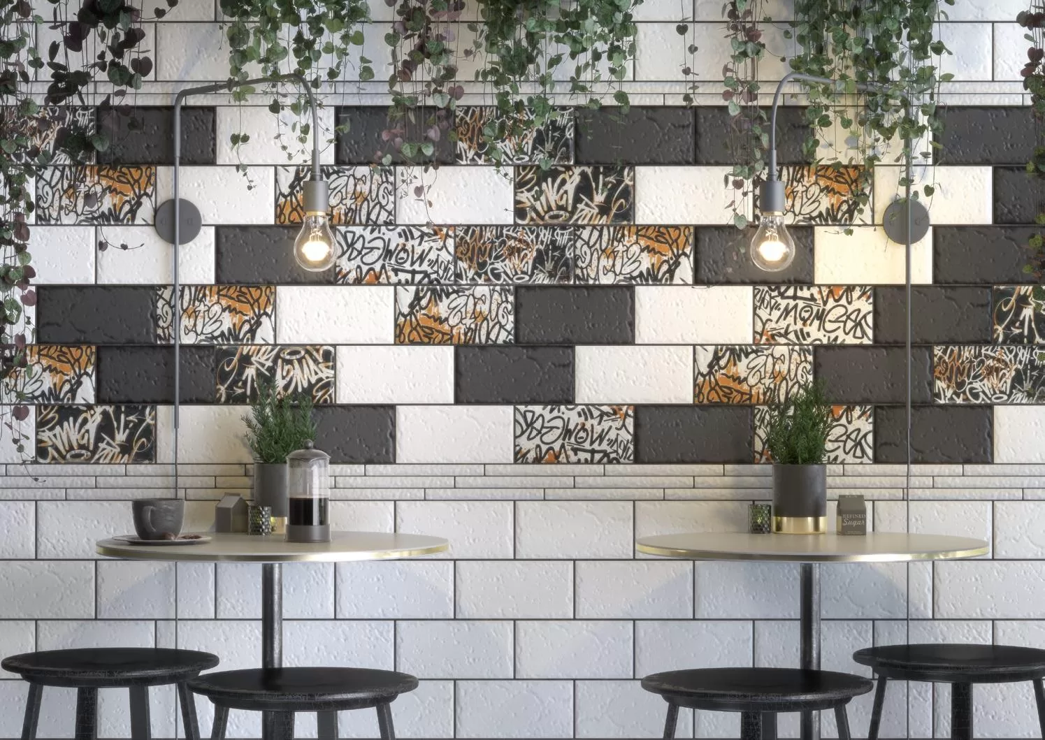 19067 На стену Граффити Серый темный - фото 4