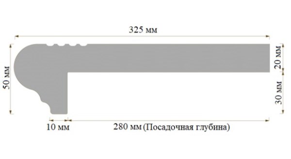 4122 Ступень Бетонная Плитка Угловая 412 Серый-кварц - фото 3