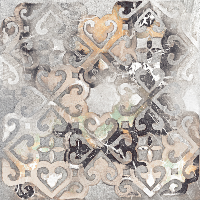 ID 663 На пол Дизайнерский Idraulico Узоры 600x600 - фото 4