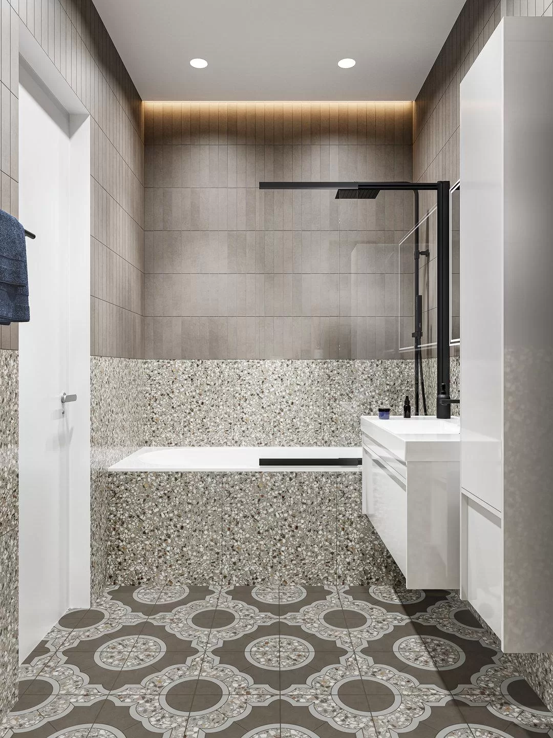 26301 На стену Амстердам Бежевый темный матовый - фото 22