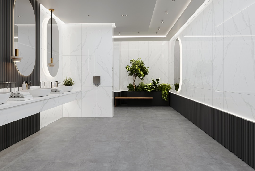 NTT9121P  На пол Bright And Shiny Calacatta Light Grey 60x120 - фото 39