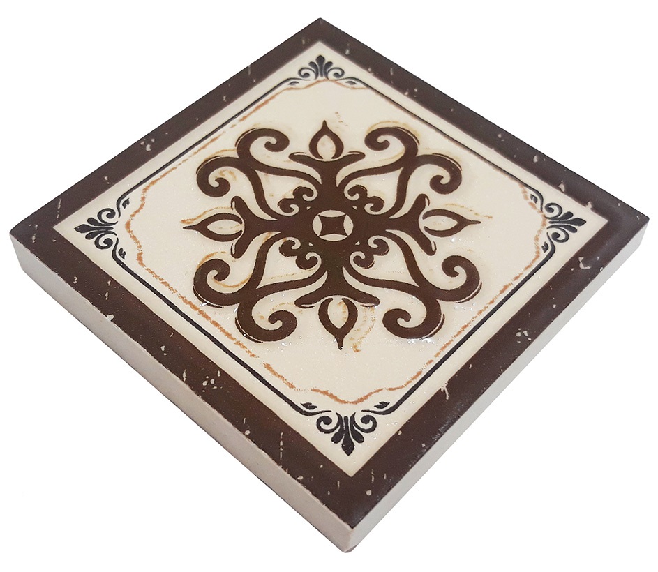 ВК 07 Декоративная вставка Керамические вставки Севилья 6х6 - фото 2