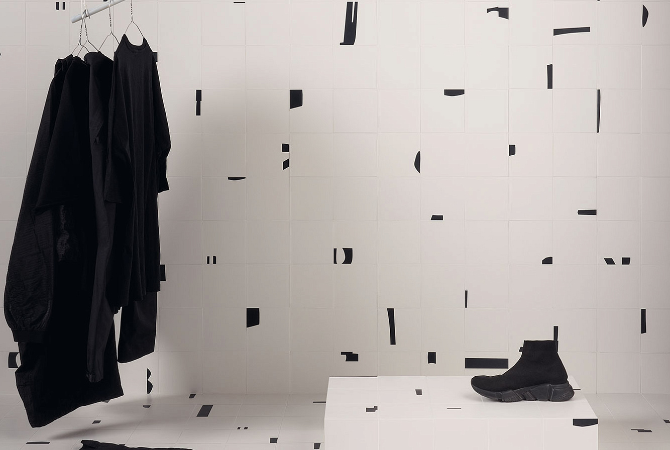 KLB-P002 Декор Pack Decor White&Black 15x15 - фото 2