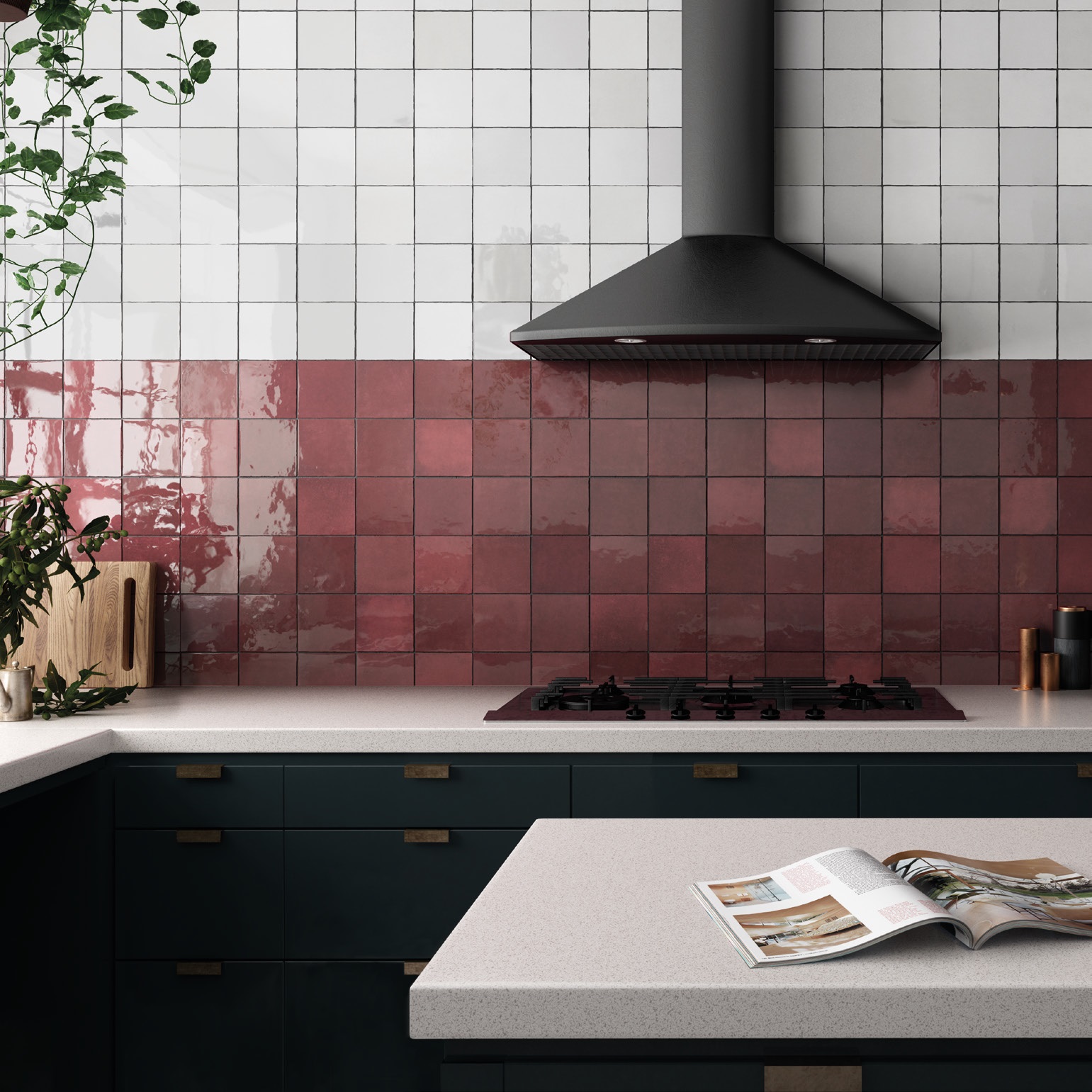 24472 На стену Artisan Graphite 6.5x20 - фото 6