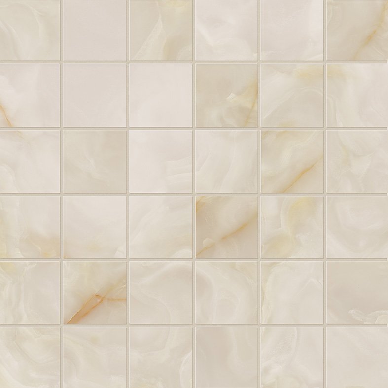 fRZU Напольная Gemme Beige Macromosaico Brillante 30x30