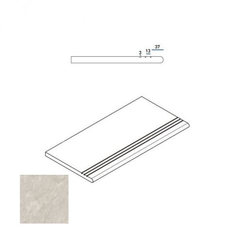 620040000055 Ступень Climb X2 Айс Закругленная Грип 30x60