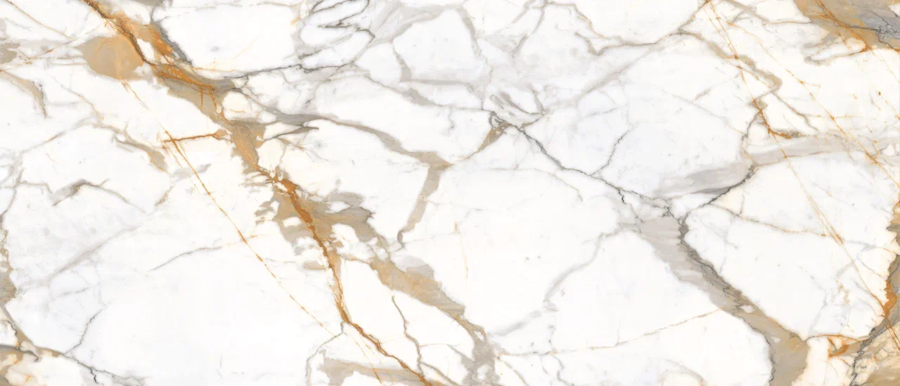 ENMAR7003FL120280 На пол Marble Calacatta Oro Full Lappato 1200x2800x6