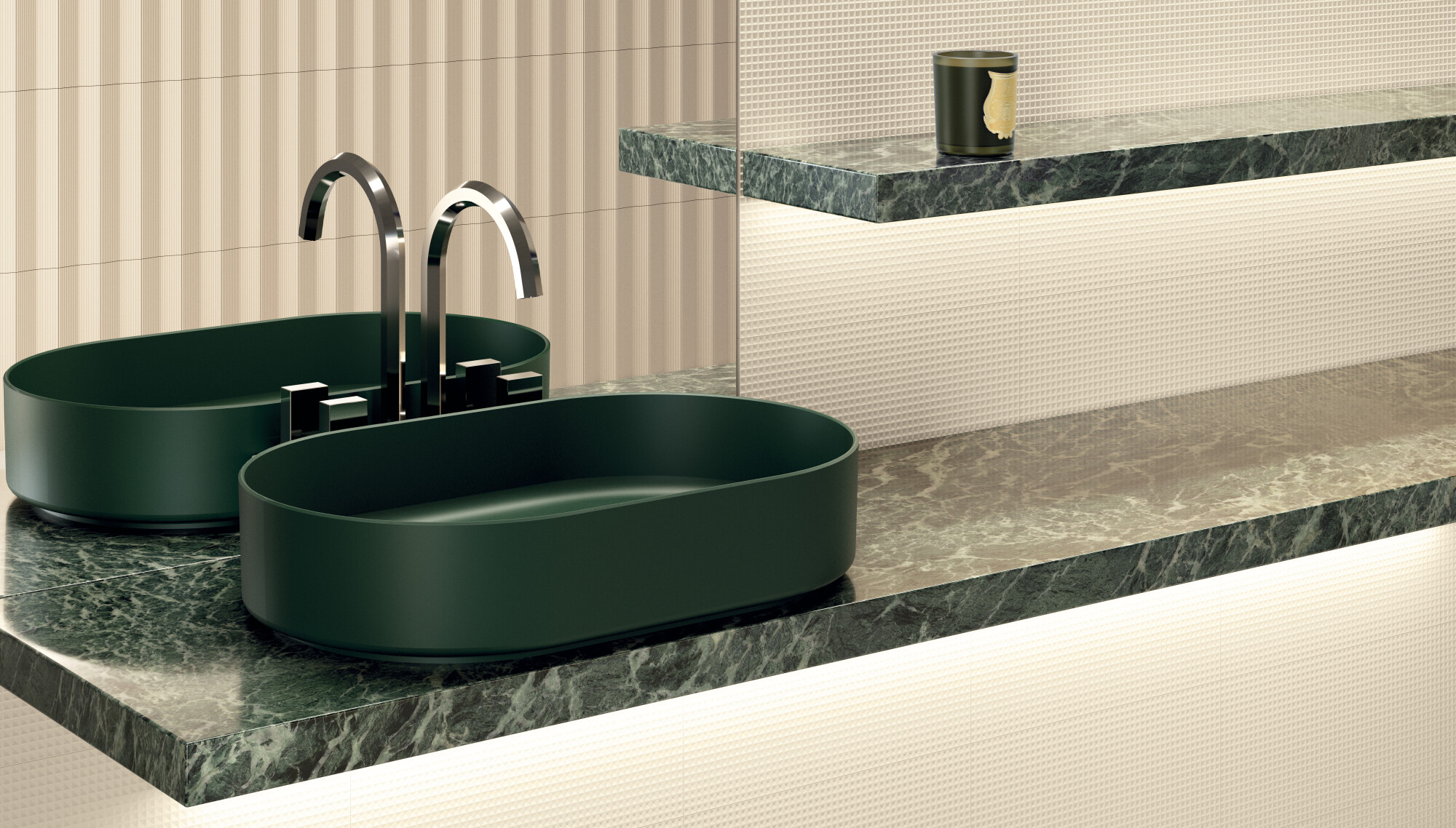 33888 На стену Pique Cloth Anthracite 19.8х19.8 - фото 17