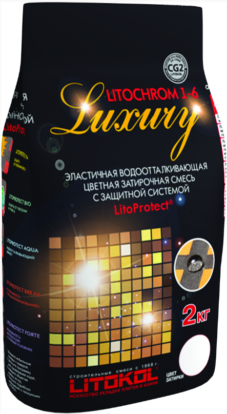  Litochrom 1-6 Luxury LITOCHROM 1-6 LUXURY C.200 венге 2кг - фото 2