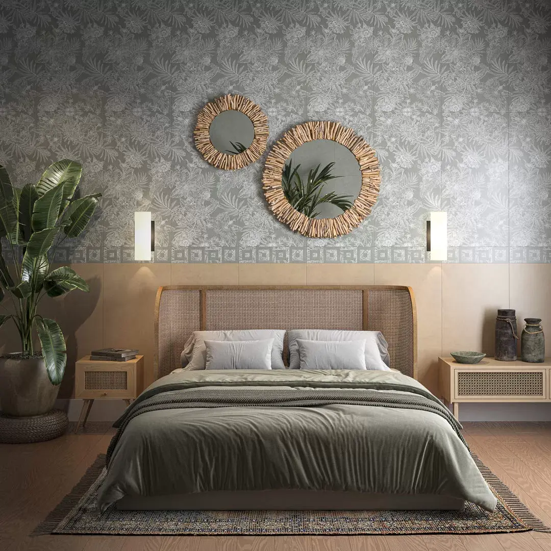 KM3030M0191N На стену Таделакт Серый светлый матовый 29.8x29.8x0.35 - фото 5