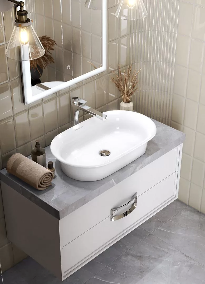 19041 На стену Бланше Черный грань 20x9.9 - фото 3