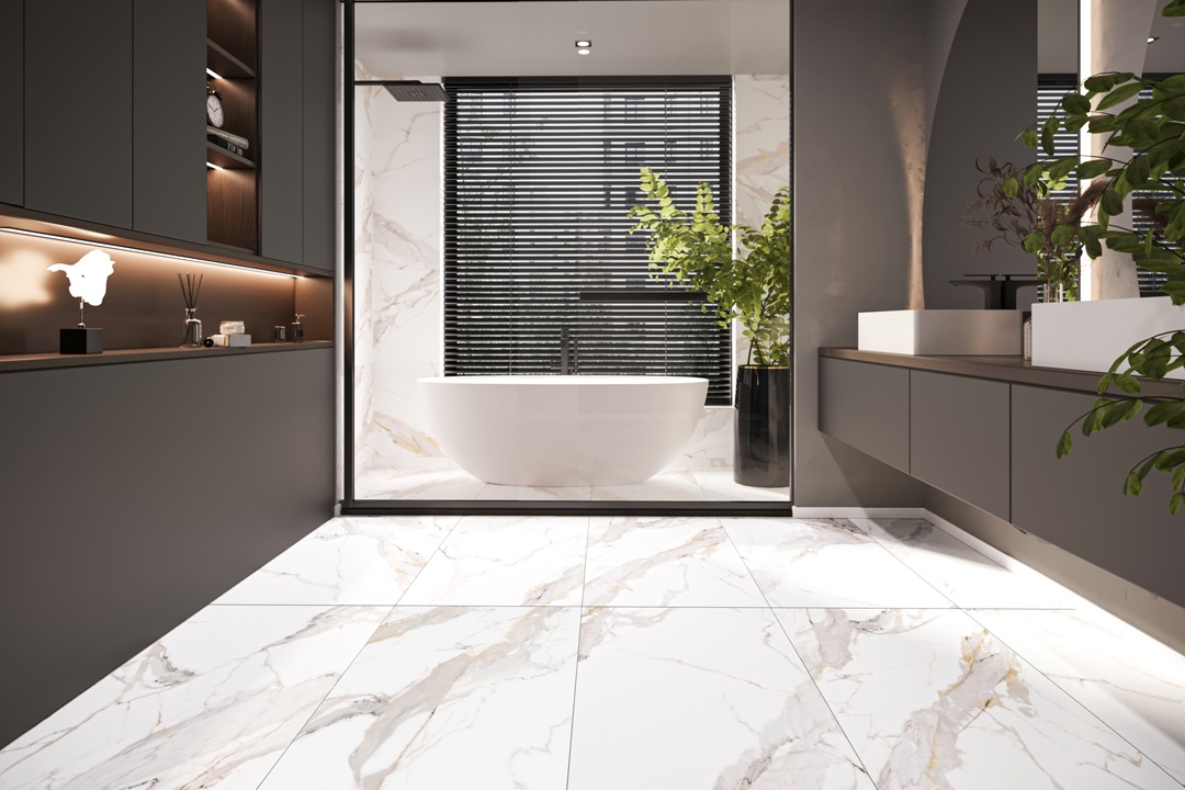 NTT9121P  На пол Bright And Shiny Calacatta Light Grey 60x120 - фото 54