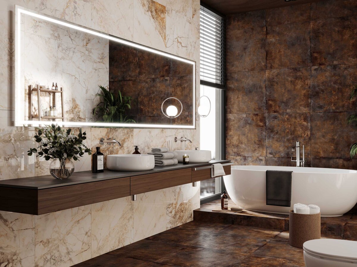 MOG402/PS_NC/60x120x9R/GW На пол Marble MOG402 Dark Brown полированный 60x120 - фото 34