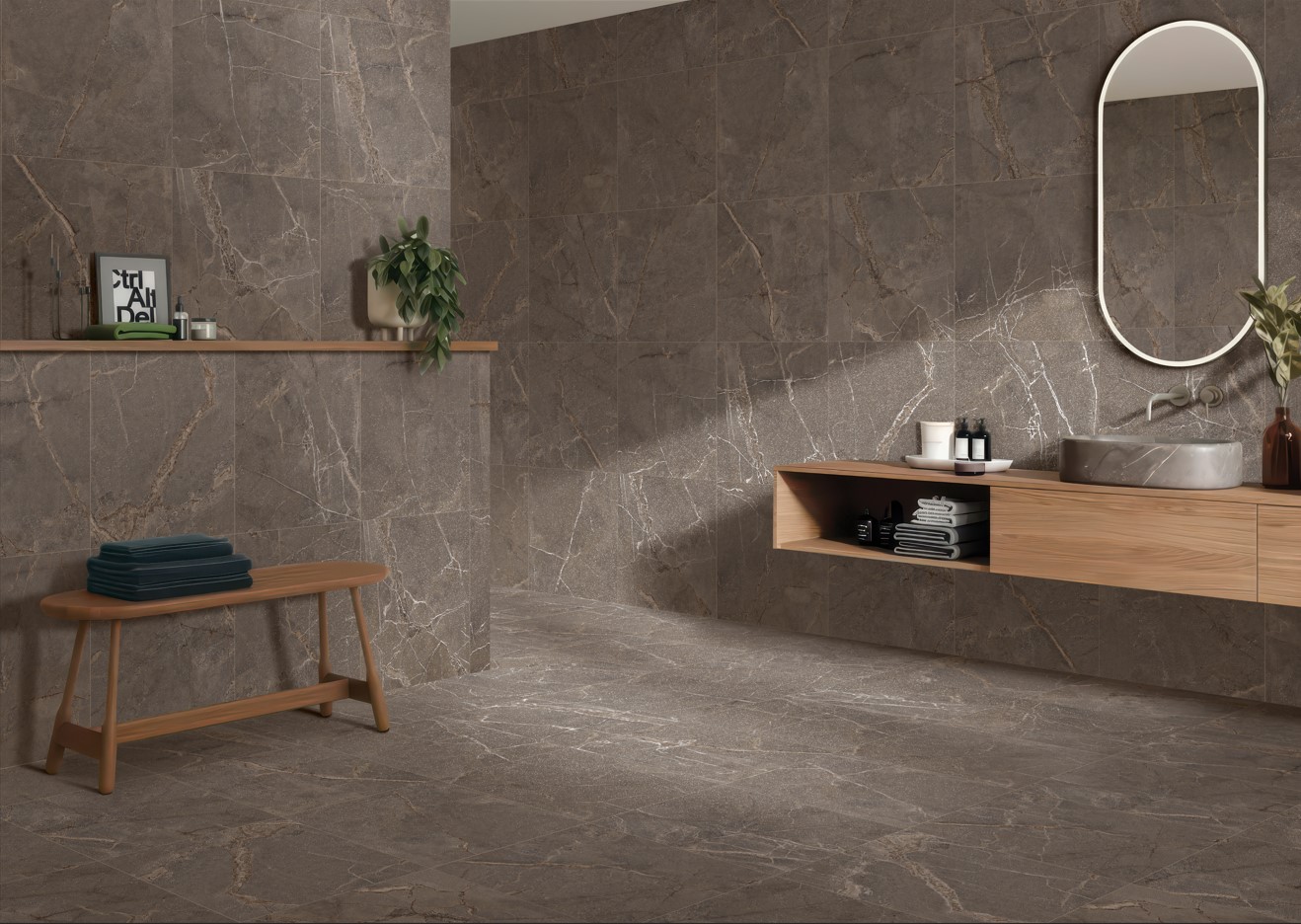 На пол Mia Dark Sugar Carving 60x60 - фото 20