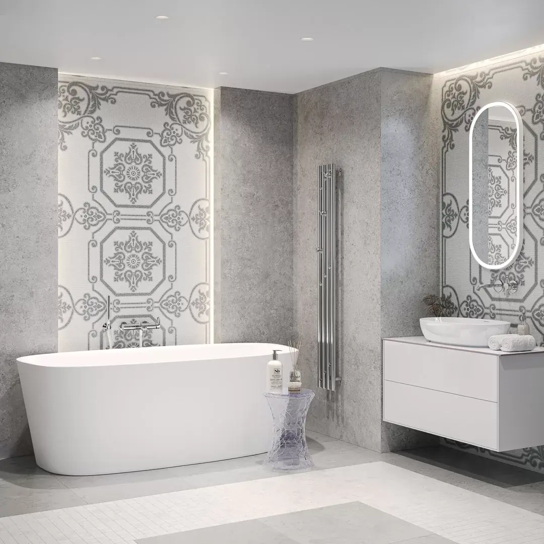 DD205320R/GR Ступень Про Лаймстоун Серый светлый с насечками 9мм 60х30 - фото 31