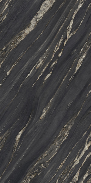 UM6SK157674 Напольный Ultra Marmi Tropical Black Levigato Silk Sk 75x150 6mm - фото 4